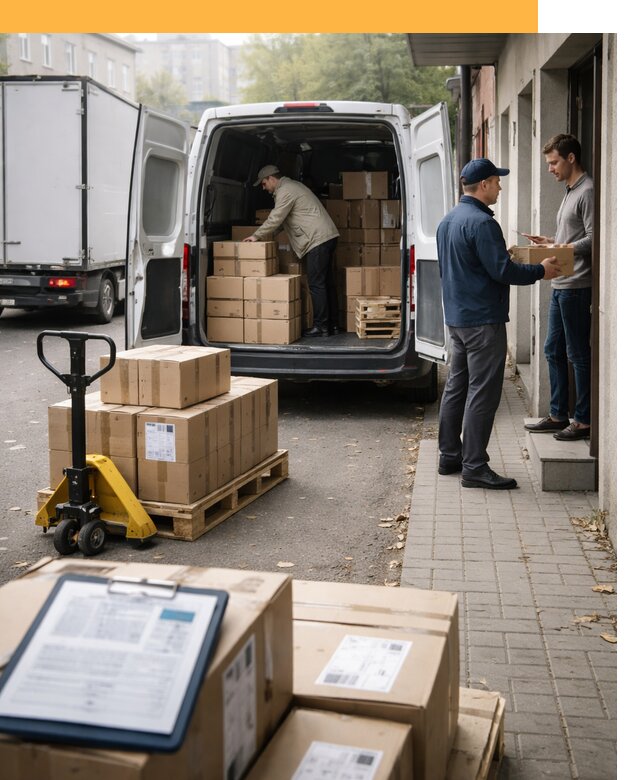 Доставка грузов от двери до двери с таможней от 47826 руб.