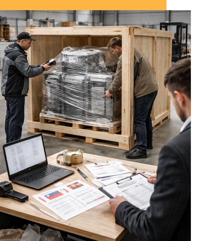 Доставка промышленного оборудования из США от 69082 руб