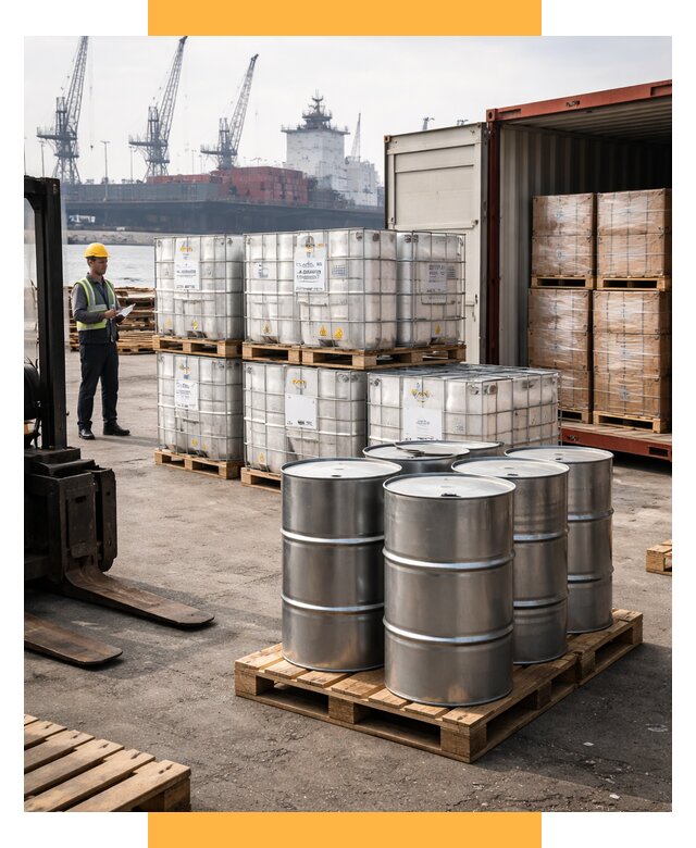 Доставка химического сырья из Индии от 265700 р. | СетСервис-Снк