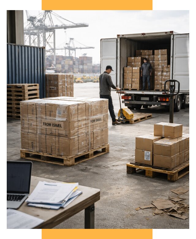 Доставка грузов из Израиля от 15942 р., логистика от СетСервис-Снк