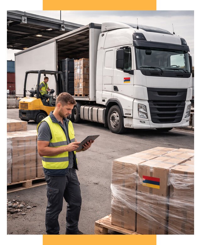 Автоперевозки из Армении от 100966 р. — услуги СетСервис-Снк