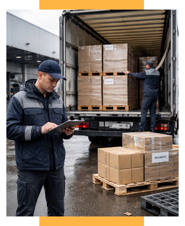 Доставка грузов из Беларуси от 15942 р. логистика СетСервис-Снк