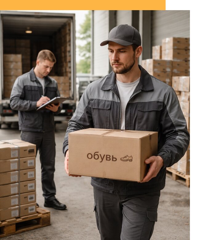Международная перевозка обуви с таможенным оформлением от 4783