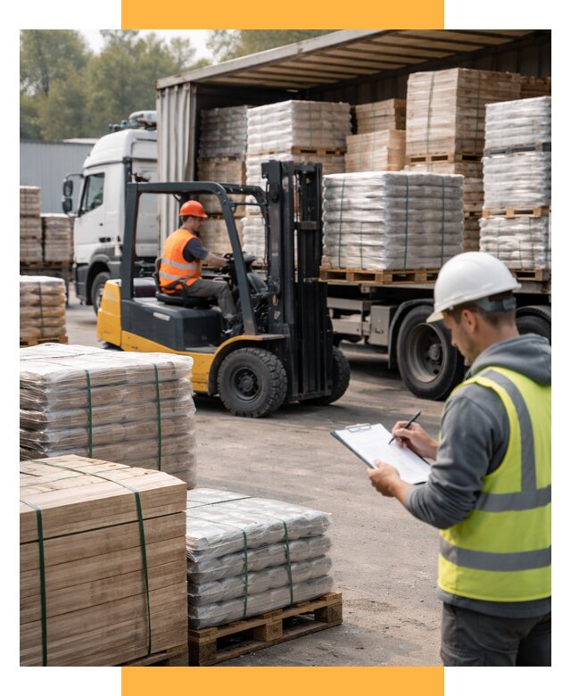 Перевозка строительных материалов от 5845 р. | СетСервис-Снк