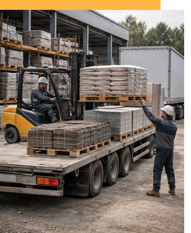 Перевозка строительных материалов по миру от 5845 руб