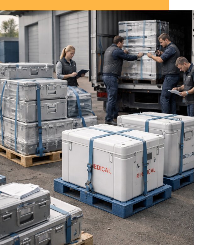 Перевозка медицинского оборудования по всему миру от 15942 руб