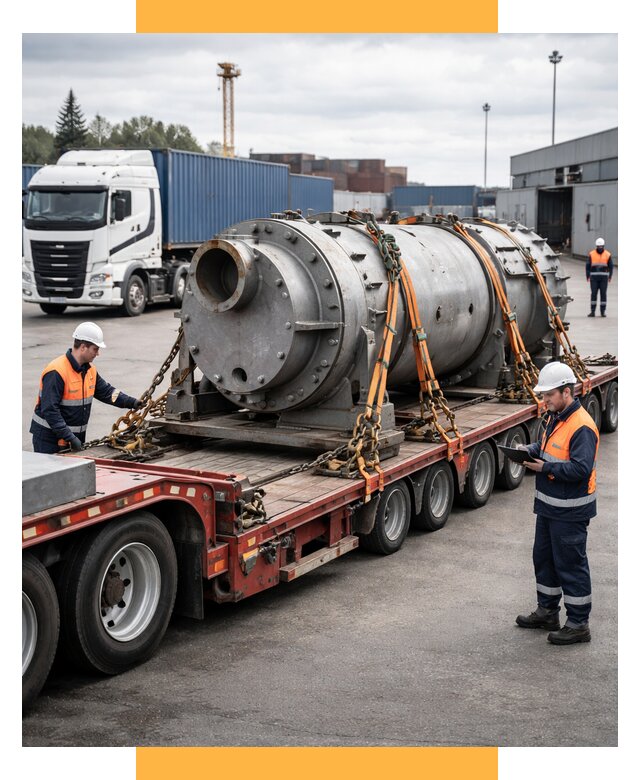 Перевозка тяжеловесных грузов под ключ от 159420 р. | СетСервис-Снк