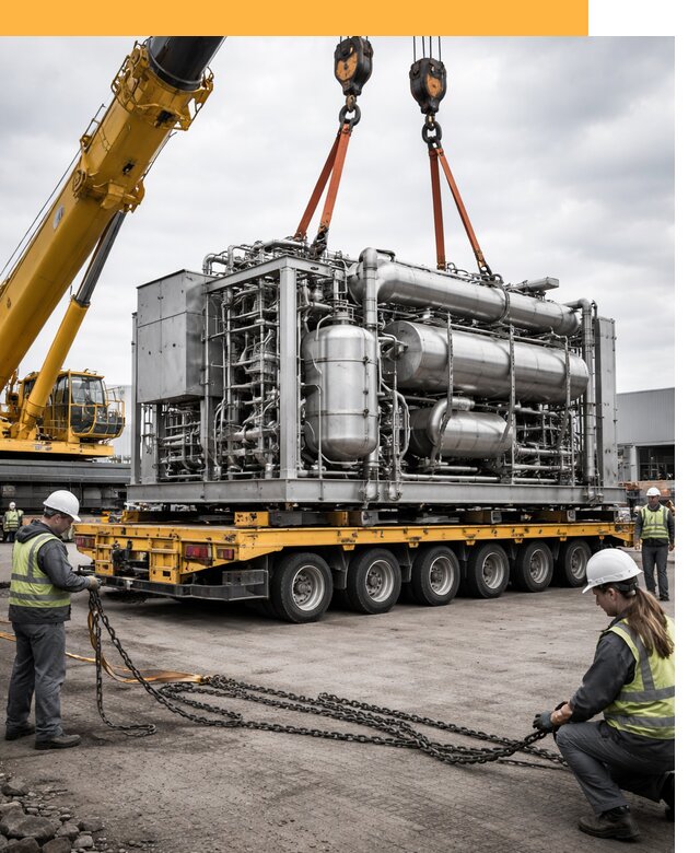 Перевозка тяжеловесных грузов по миру от 159420 руб