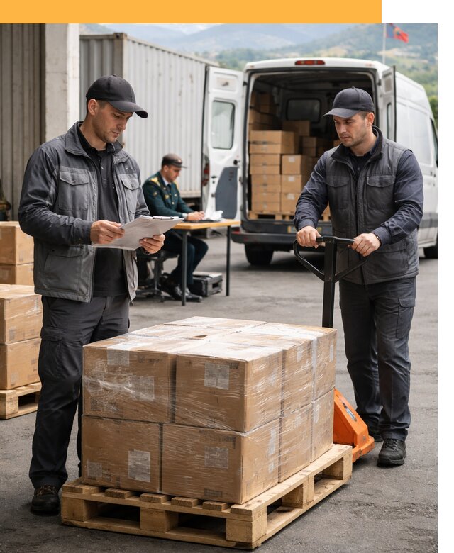 Доставка грузов через Армению, быстрая таможенная очистка от 26570