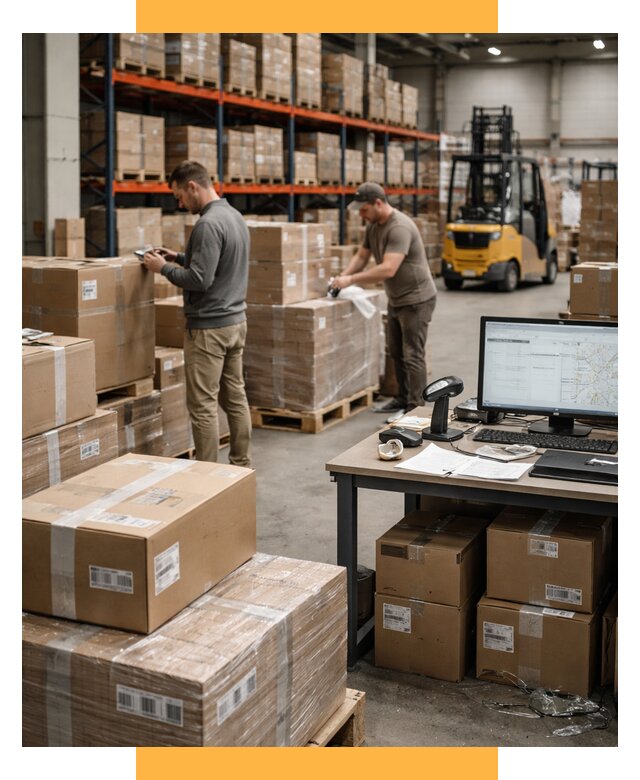 Склад консолидации в Европе от 6908 р., услуги СетСервис-Снк