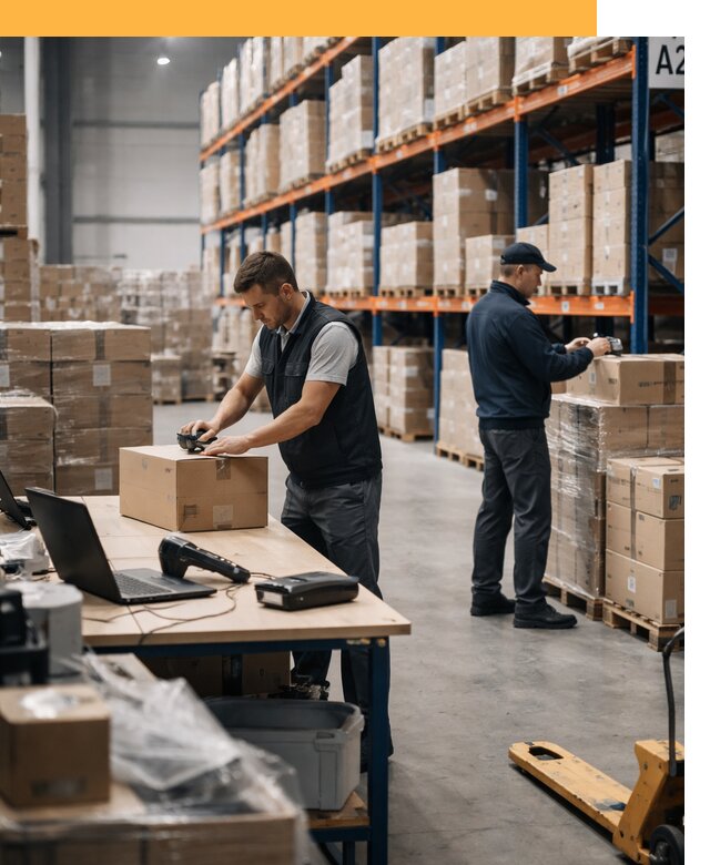 Склад консолидации в Европе: хранение, сортировка от 6908